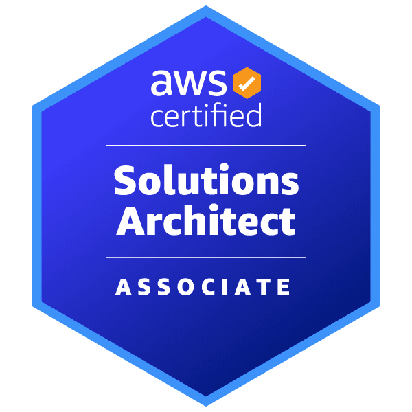 Certification badge: AWS