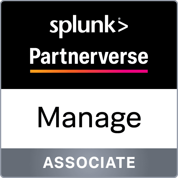 Certification badge: Splunk Manage Associate